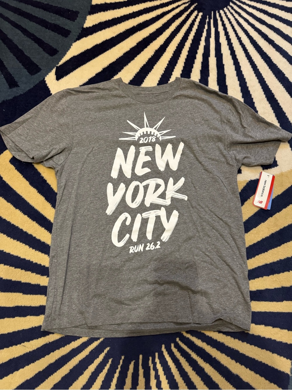 New Balance Gray New York City Graphic Tee - Men